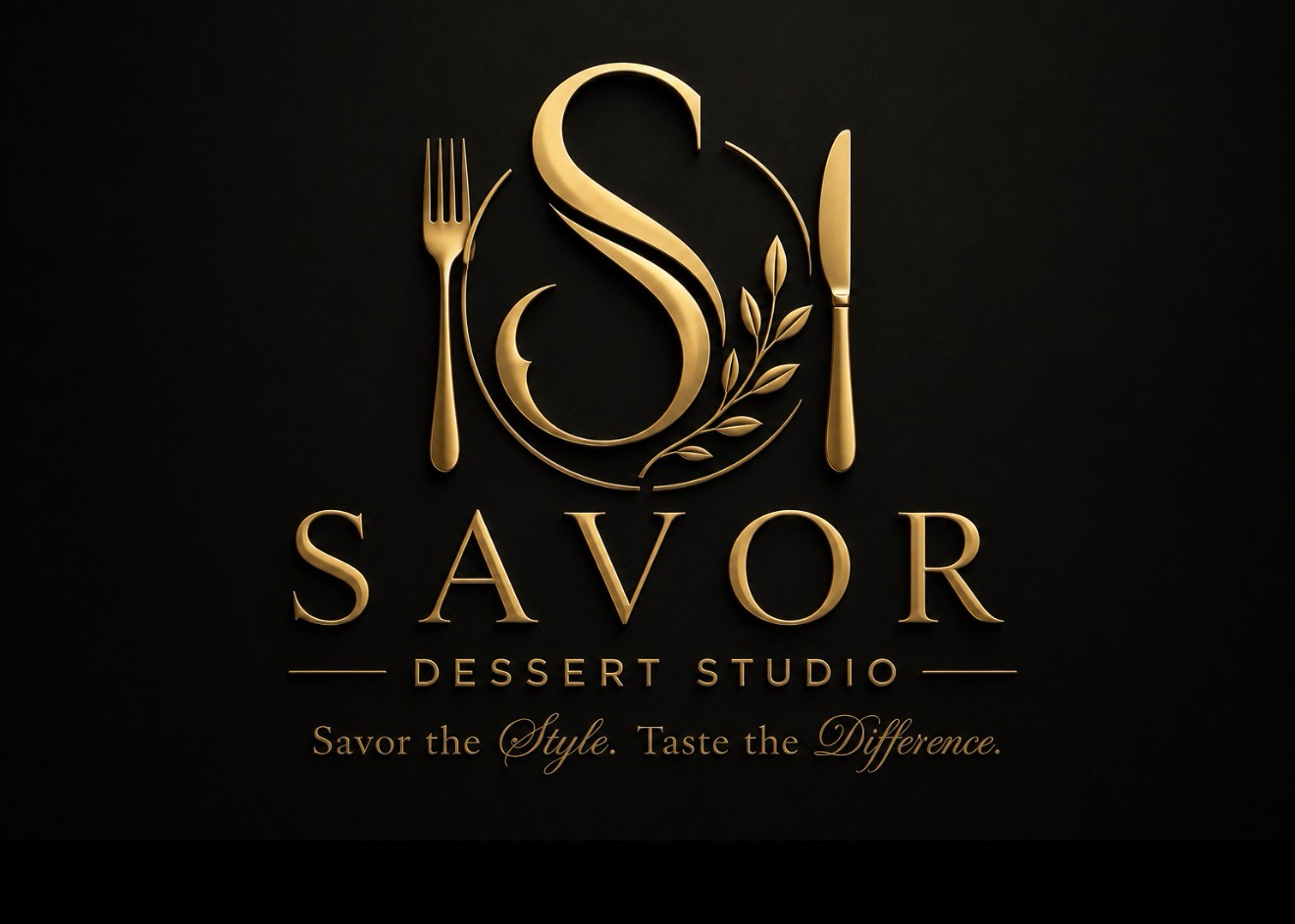 Savor Dessert Studio logo